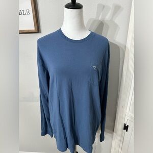 Birddogs Blue Long Sleeve Tee Casual Comfort